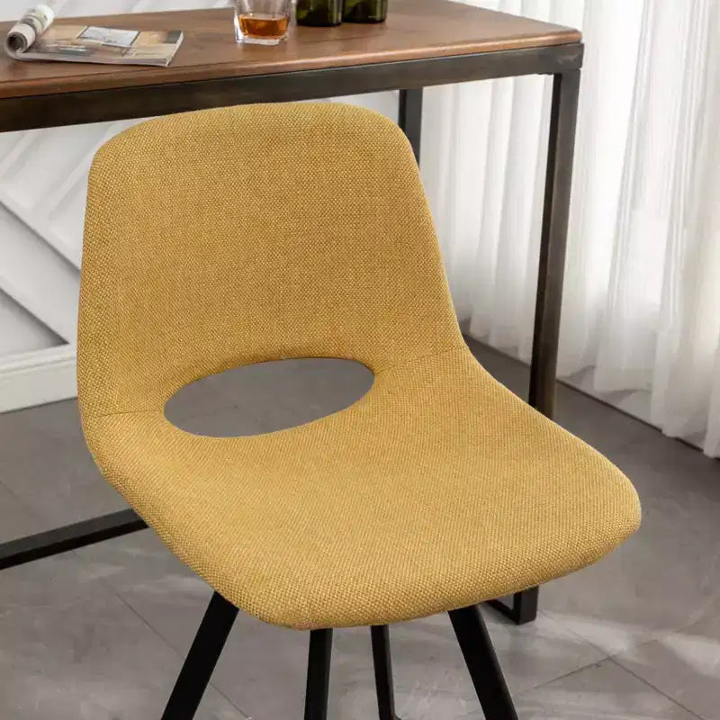 28,25 Tabourets de bar, Jaune