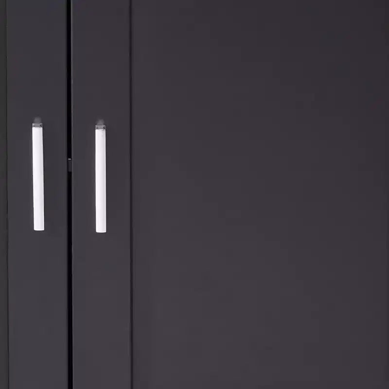 Meuble Buffet Range-Bouteilles et Rangement, Noir