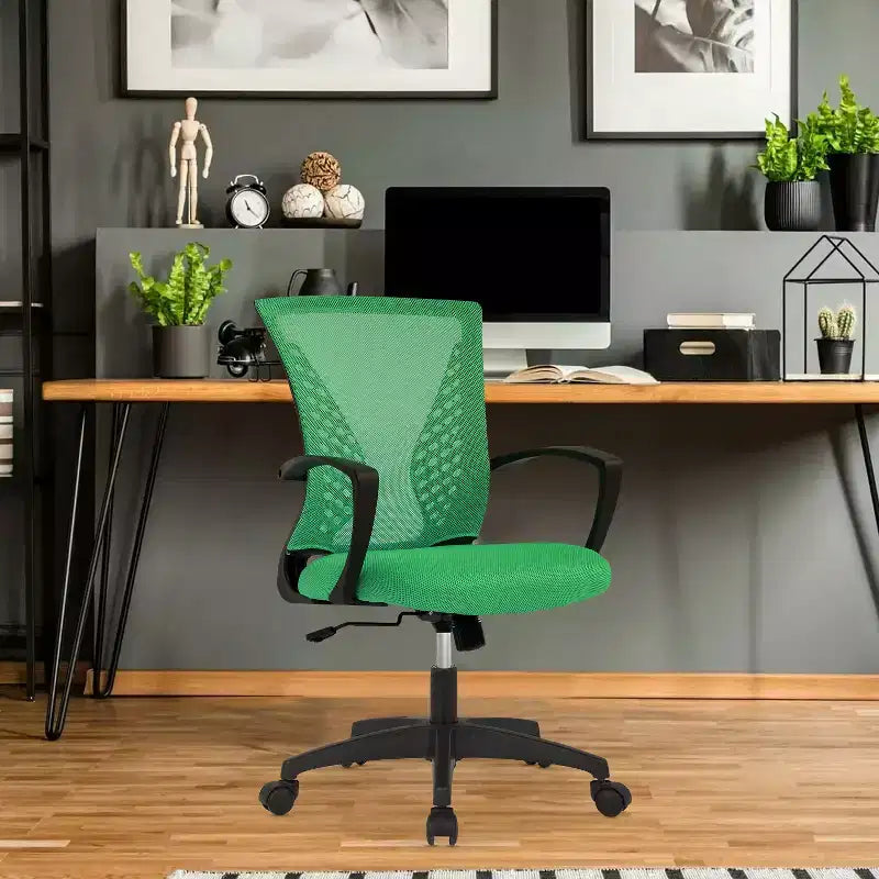 Fauteuil de bureau en maille, chaise de bureau, chaise de direction avec siège réglable en hauteur et dossier respirant