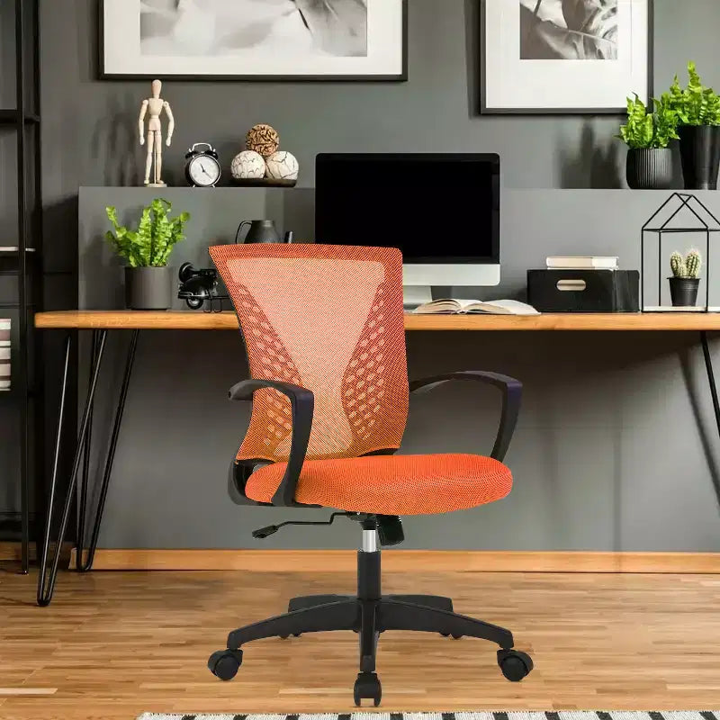 Fauteuil de bureau en maille, chaise de bureau, chaise de direction avec siège réglable en hauteur et dossier respirant
