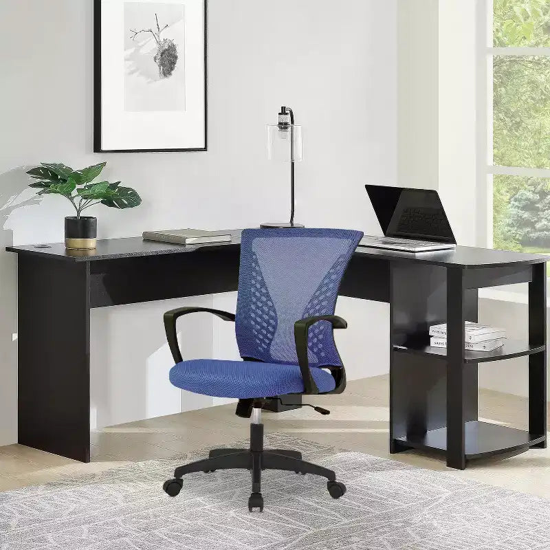 Fauteuil de bureau en maille, chaise de bureau, chaise de direction avec siège réglable en hauteur et dossier respirant