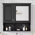 CASAINC 30'' Mirror Medicine Cabinet with Open Shelves, Doors &amp; Adjustable Shelf for Bathroom Storage