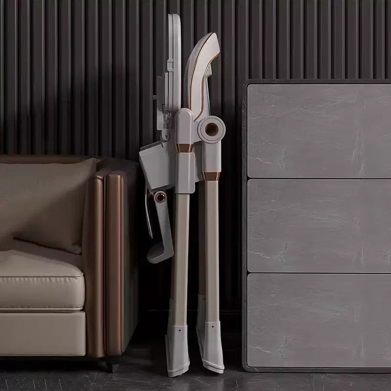 Chaise de salle à manger multifonctionnelle moderne en polyéthylène pour enfants avec ceinture de sécurité et roues verrouillables