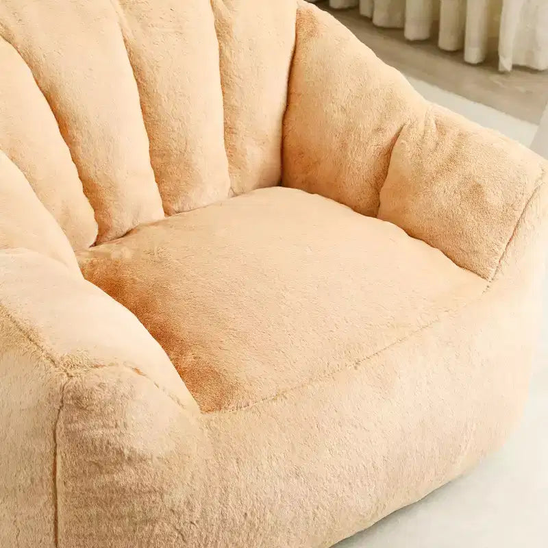Pouf poire, Canapé pouf avec accoudoirs