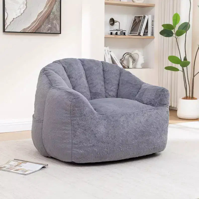 Pouf poire, Canapé pouf avec accoudoirs