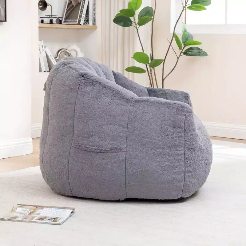 Pouf poire, Canapé pouf avec accoudoirs