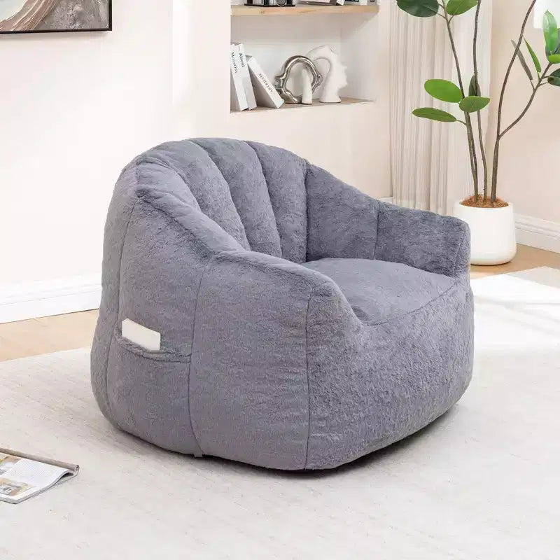 Pouf poire, Canapé pouf avec accoudoirs