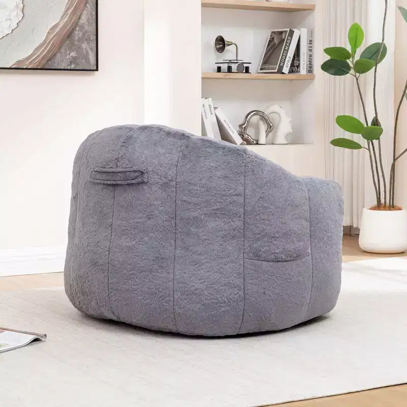 Pouf poire, Canapé pouf avec accoudoirs