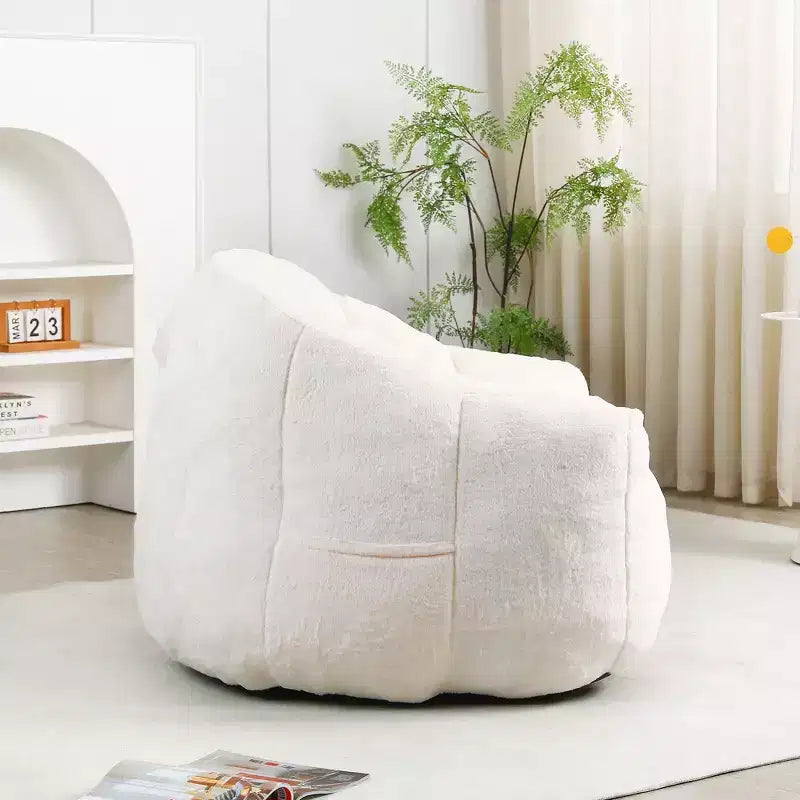 Pouf poire, Canapé pouf avec accoudoirs