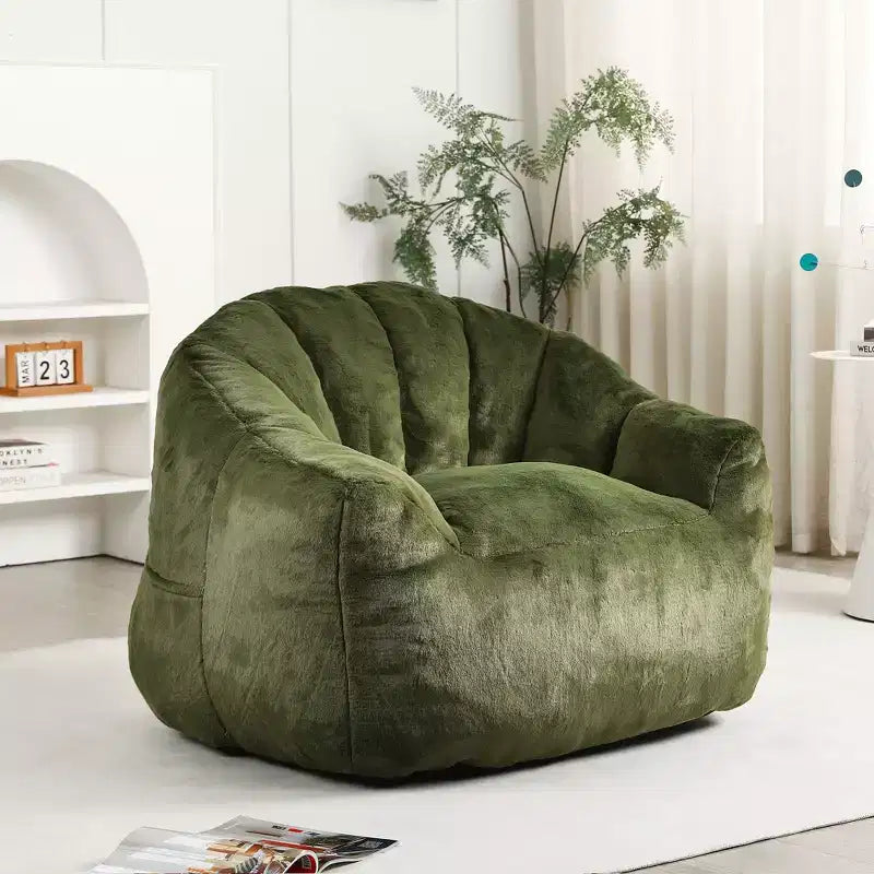 Pouf poire, Canapé pouf avec accoudoirs