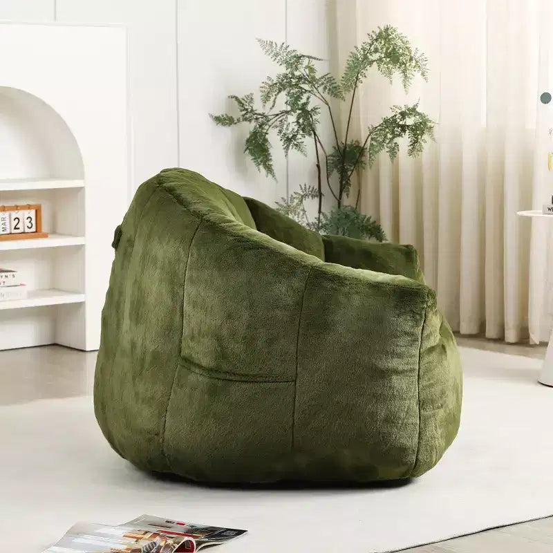 Pouf poire, Canapé pouf avec accoudoirs