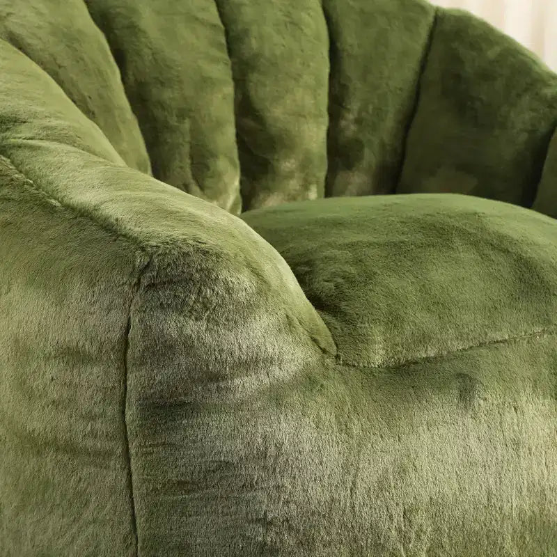 Pouf poire, Canapé pouf avec accoudoirs