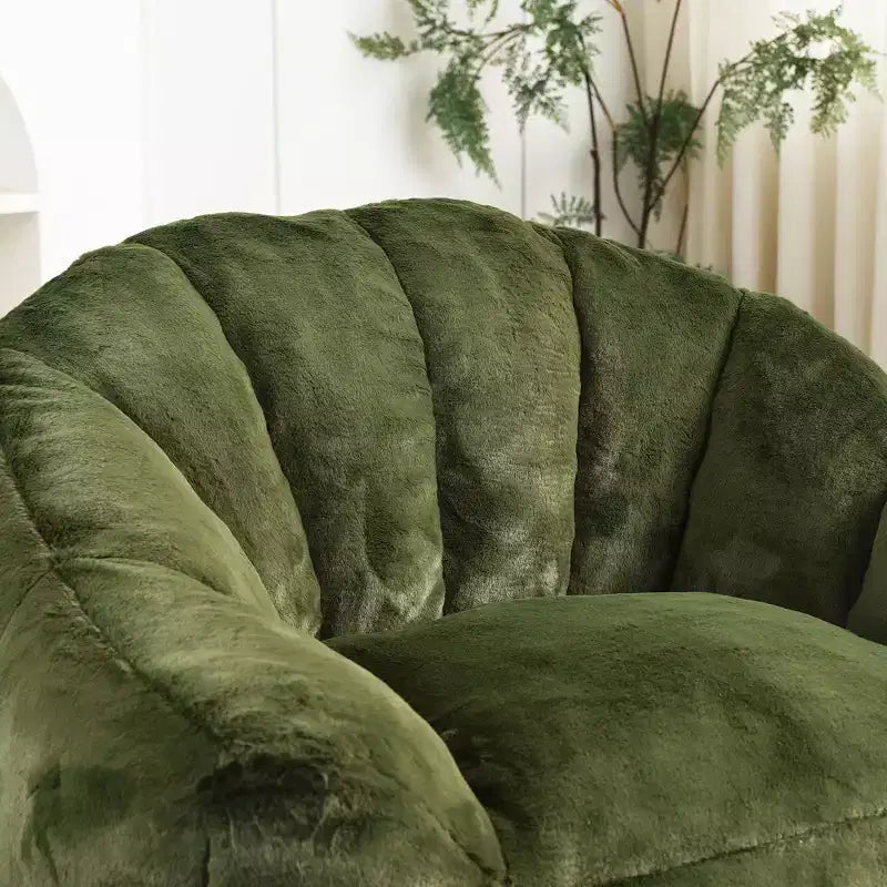 Pouf poire, Canapé pouf avec accoudoirs
