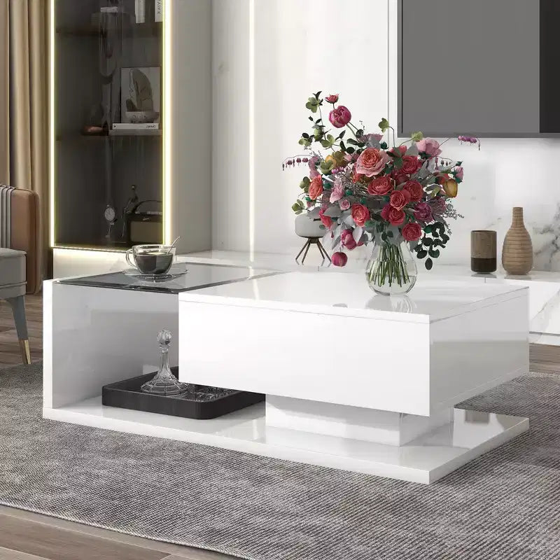 Table basse carrée décorative moderne