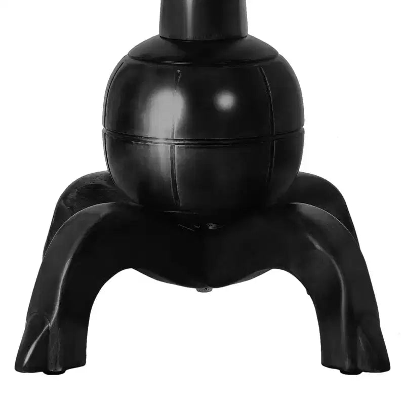 Porte-Manteau sur Pied en Bois Massif, Support de Manteau avec 8 Crochets en Forme de Branches d'Arbre, Base Sphérique Stable, 72,5 kg