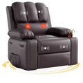 Recliner Chair,Rocking Chair with Massage and Heat,360 Swivel Living room Chairs for Adults,Rocker Manual Recliner with Cup Holder for Living Room