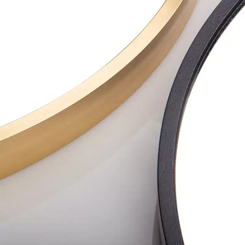 Miroir rond mural avec cadre en aluminium brossé Grand miroir circulaire pour mur, miroir de salle de bain rond
