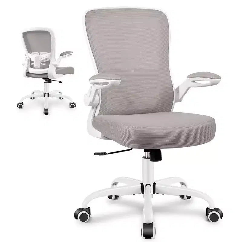Chaise de bureau ergonomique, support lombaire réglable, tissu en maille respirant, durable et fiable