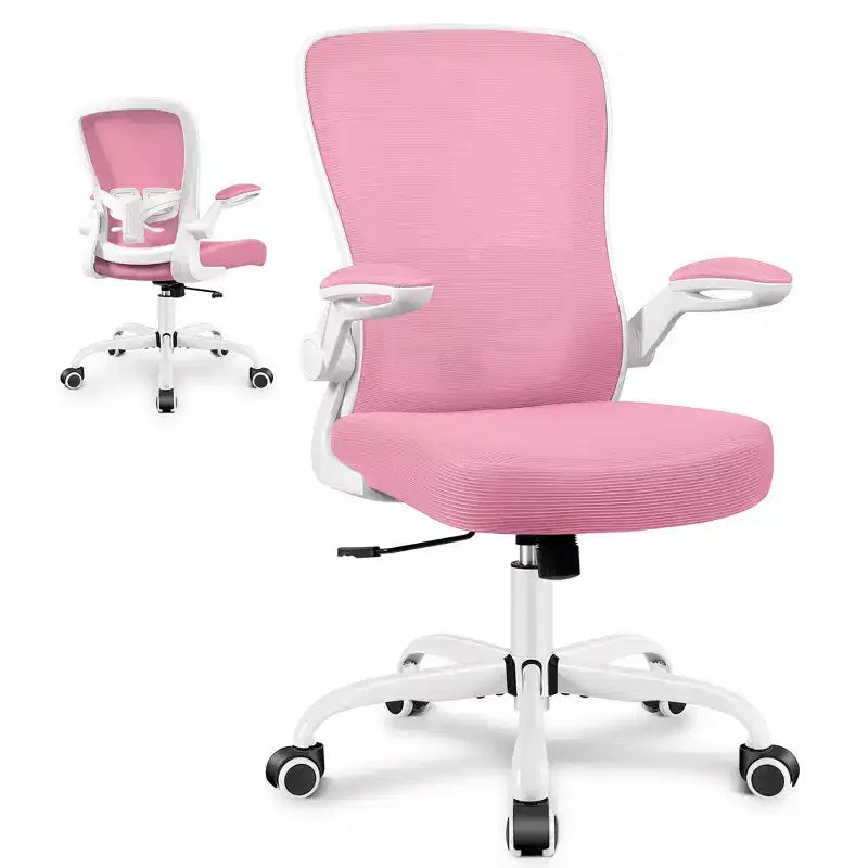 Chaise de bureau ergonomique, support lombaire réglable, tissu en maille respirant, durable et fiable