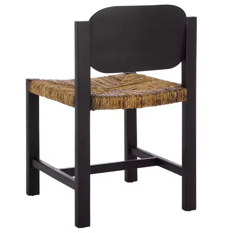 Chaise de salle à manger - Bananier naturel/Noir