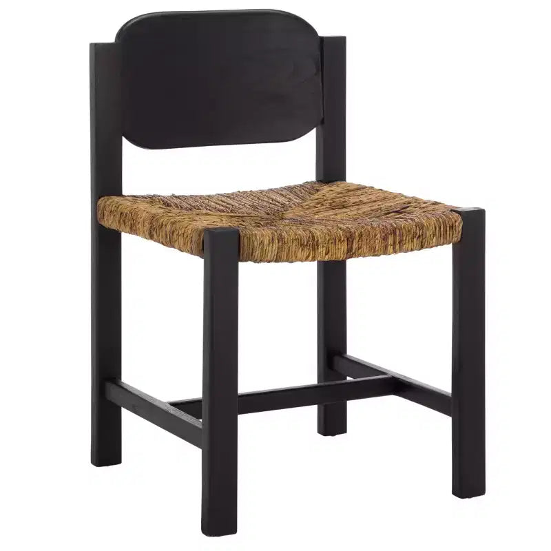 Chaise de salle à manger - Bananier naturel/Noir