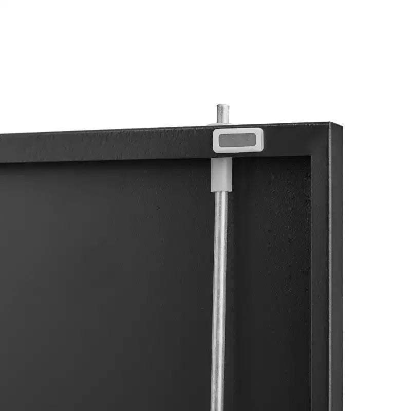 Organisateur de dossiers de rangement 36H, armoire en acier avec serrures de porte et 2 étagères réglables, utilisation multi-scènes