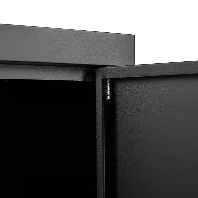 Organisateur de dossiers de rangement 36H, armoire en acier avec serrures de porte et 2 étagères réglables, utilisation multi-scènes