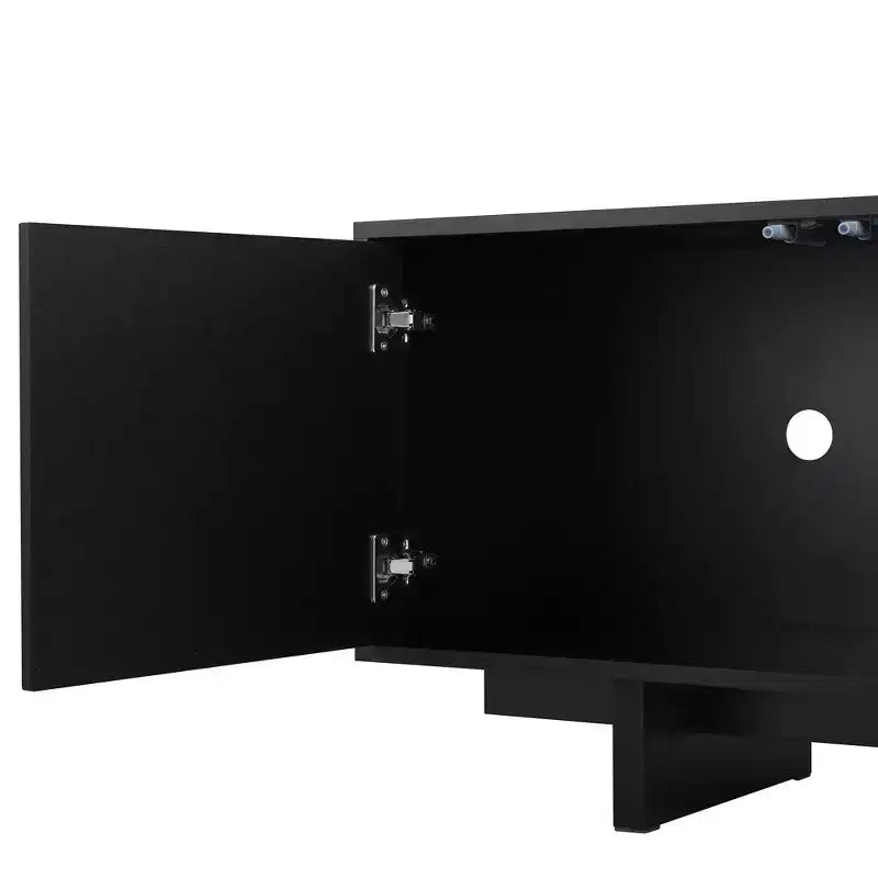 Meuble TV Rétro effet Grain de Bois de 69.6 pour téléviseurs jusqu'à 75 pouces