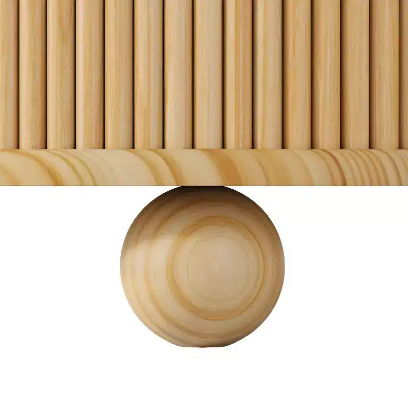 Table Basse Ovale/Ronde Table Centrale Cannelée Table d'Appoint de Canapé Table Basse de Rangement avec Cadre en Bois Massif